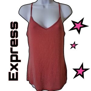 Y2k Pink Glittery Tank Top